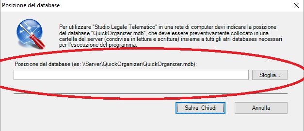 Configurazione di rete